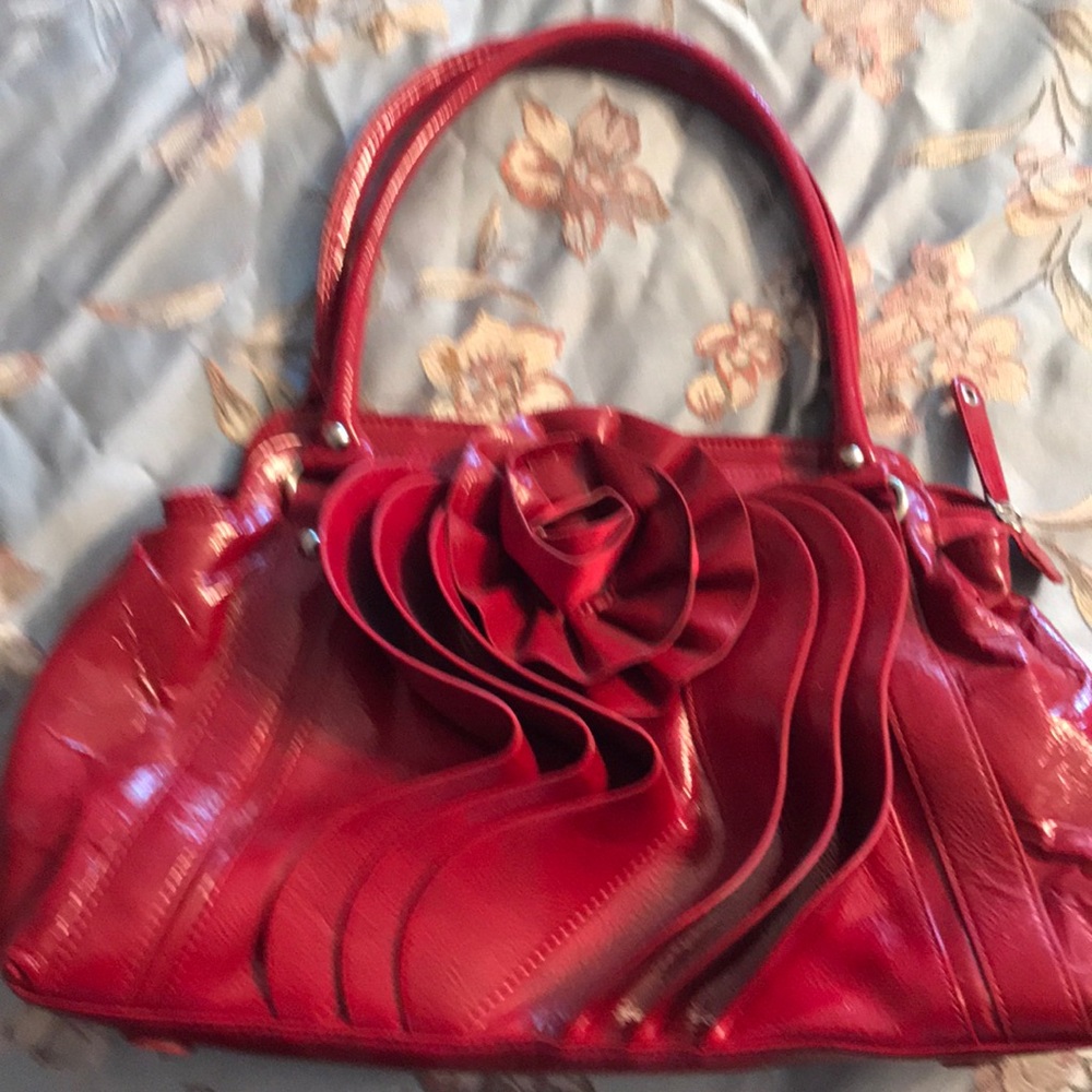 Rose designer purse